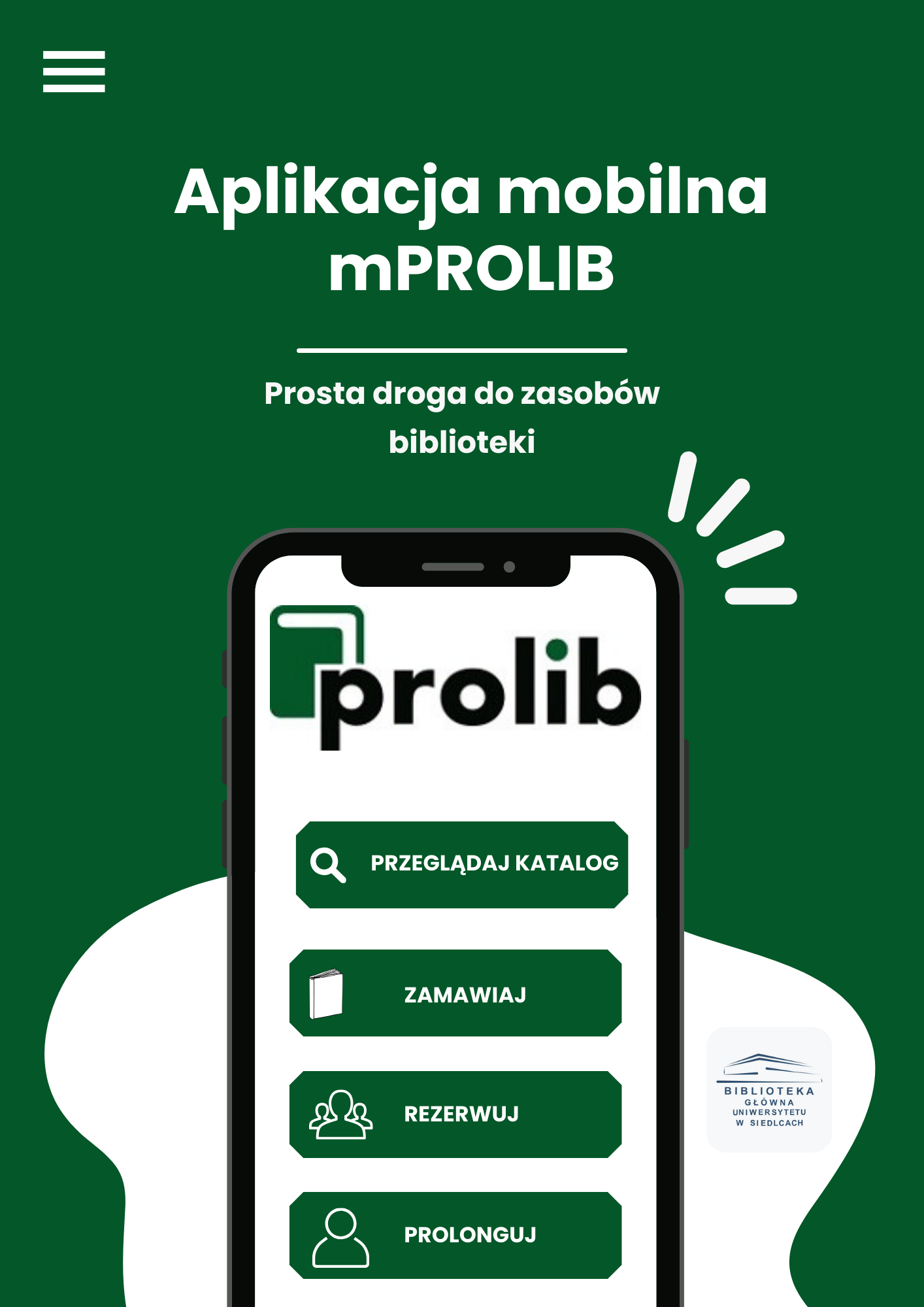 Aplikacja mProlib - pobierz na telefon i wygodnie korzystaj z katalogu bibliotecznego.
